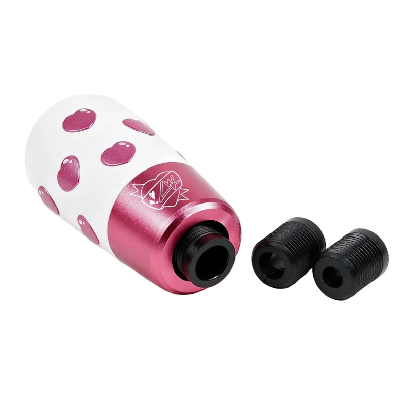 Pommeau de vitesse LW de couleur rose et blanc