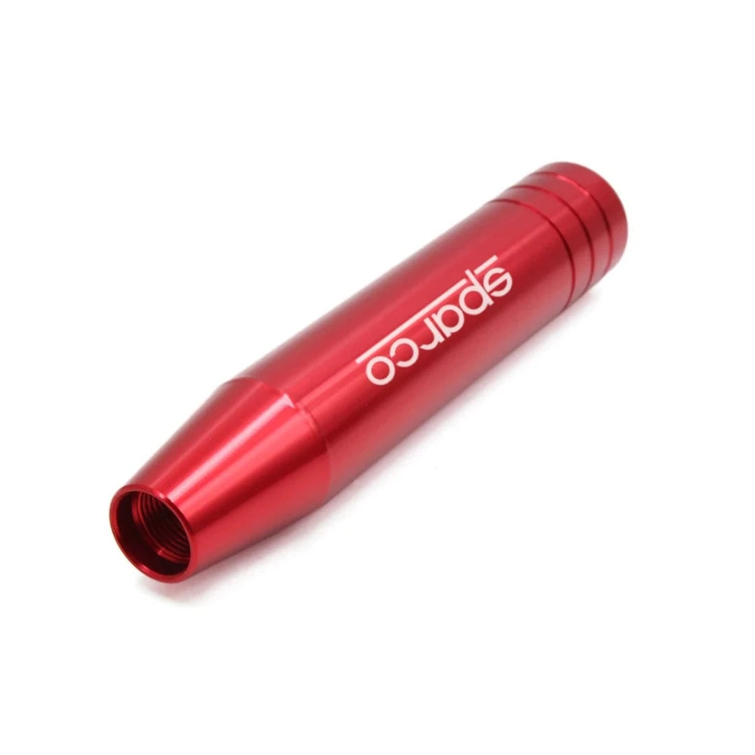 Pommeau de vitesse Sparco de couleur rouge pour véhicules manuels.
