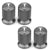 4Pcs Metal Car Wheel Tire Valve Stem Dust Cap Accessories For Tesla Model 3 Y S X 2021 Roadster Cybertruck Juguete Pommeau de vitesse