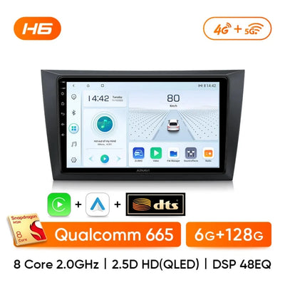 Autoradio Carplay. Modèle H6 avec 6G de RAM.