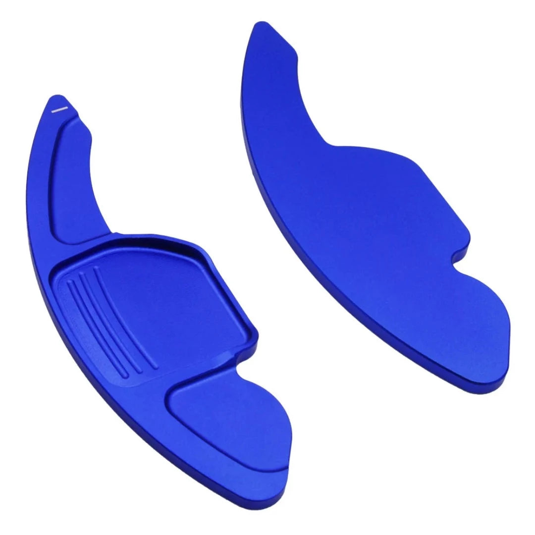 Palette au volant pour Seat FR et Cupra de couleur bleu, style 1.