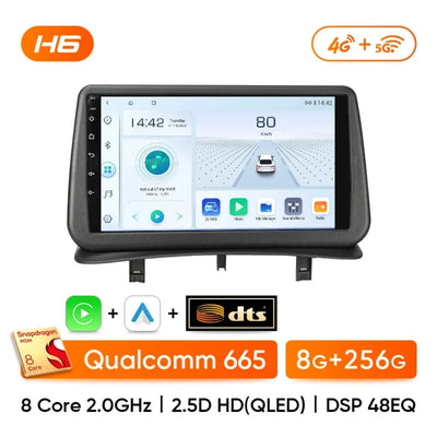 Carplay Clio 3, modèle H6 avec 8g.