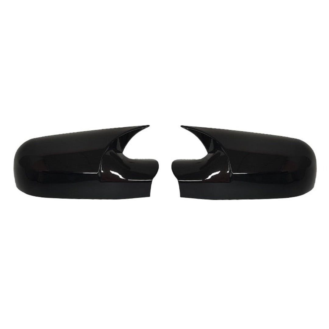 Coque de rétroviseur couleur noir brillant pour Megane 2.