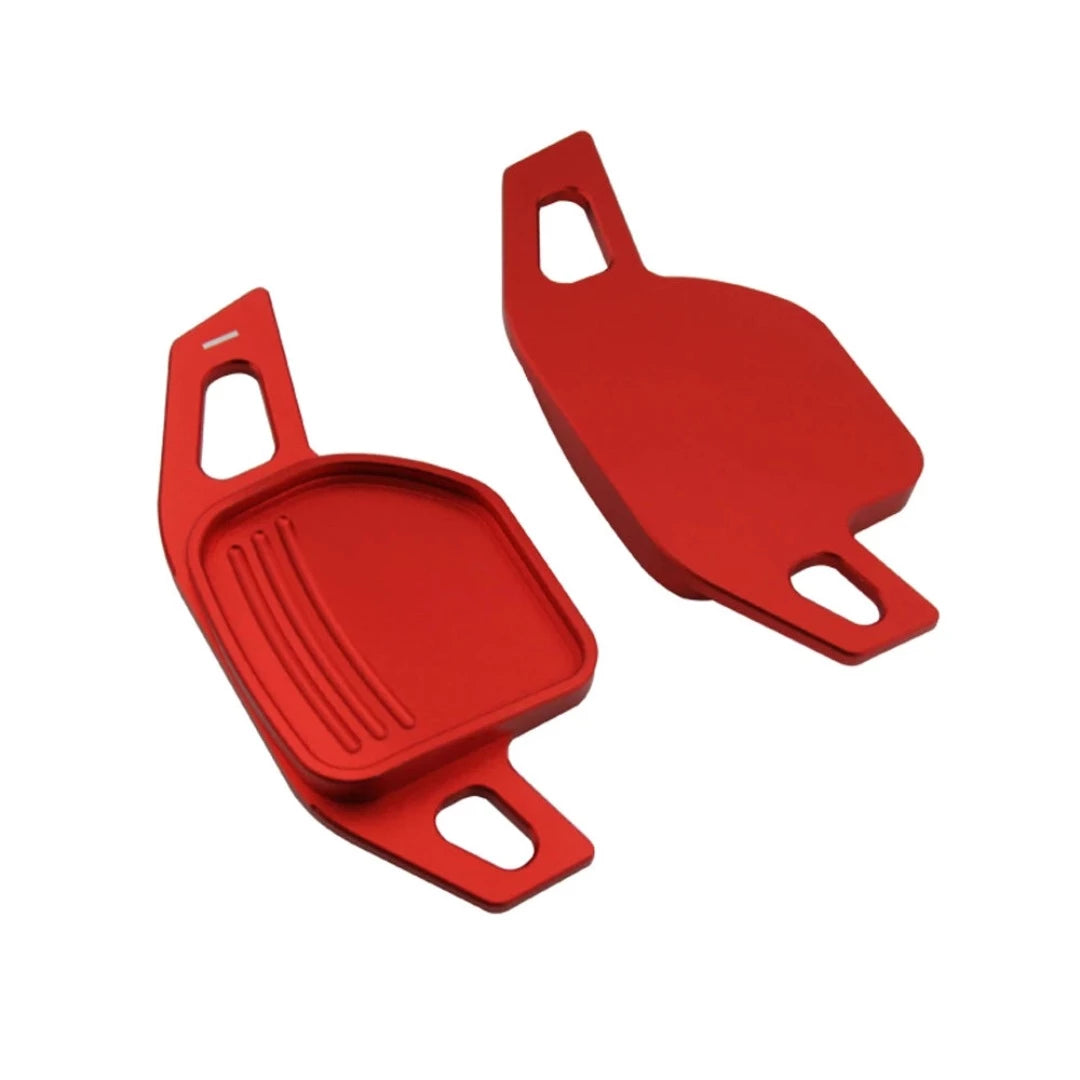 Extensions Palettes Au Volant Pour Seat Ibiza 6J (2009-2015) - Noir/rouge/argent/bleu | Adhésif 3M
