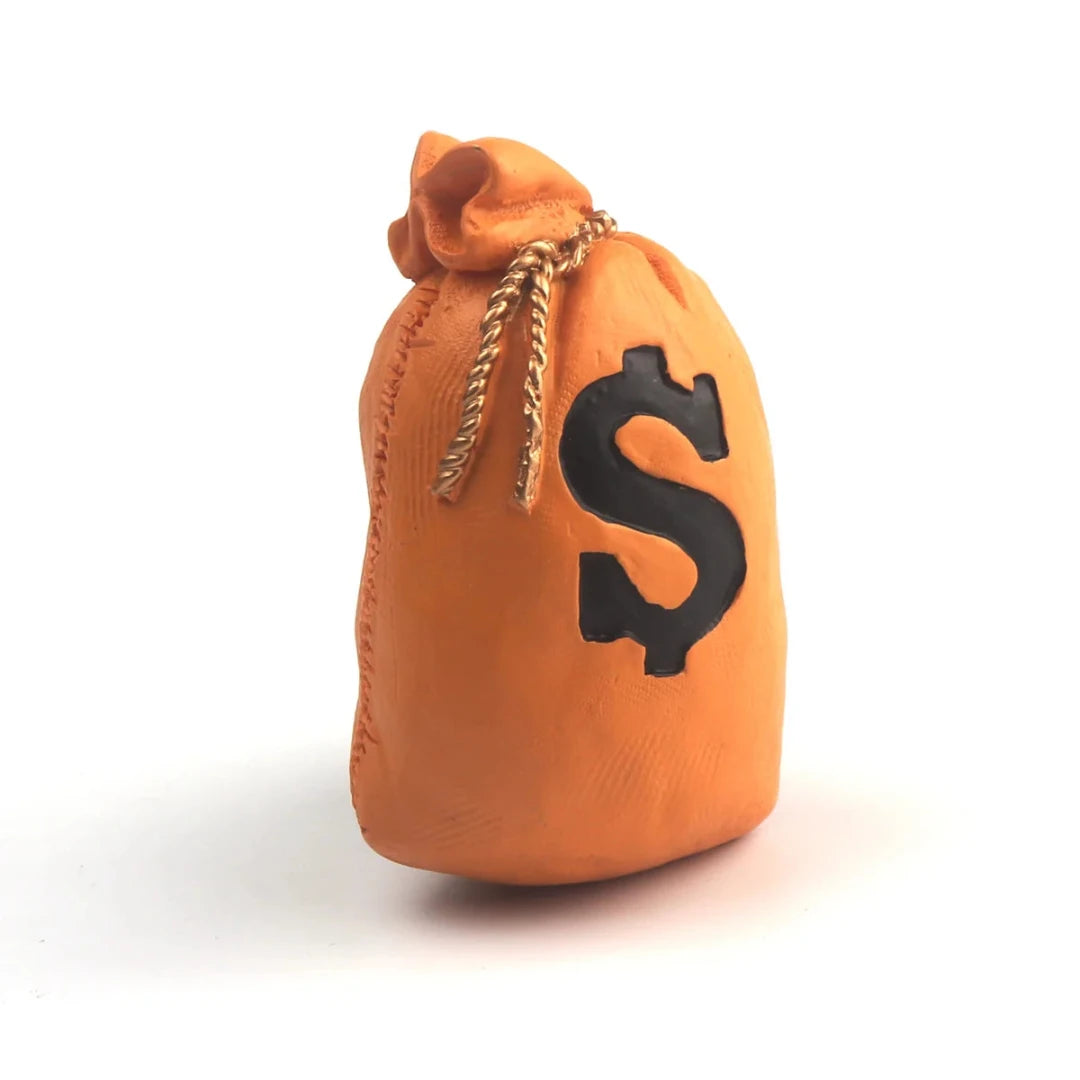 Visuel sur le logo du pommeau de vitesse sac de billets.