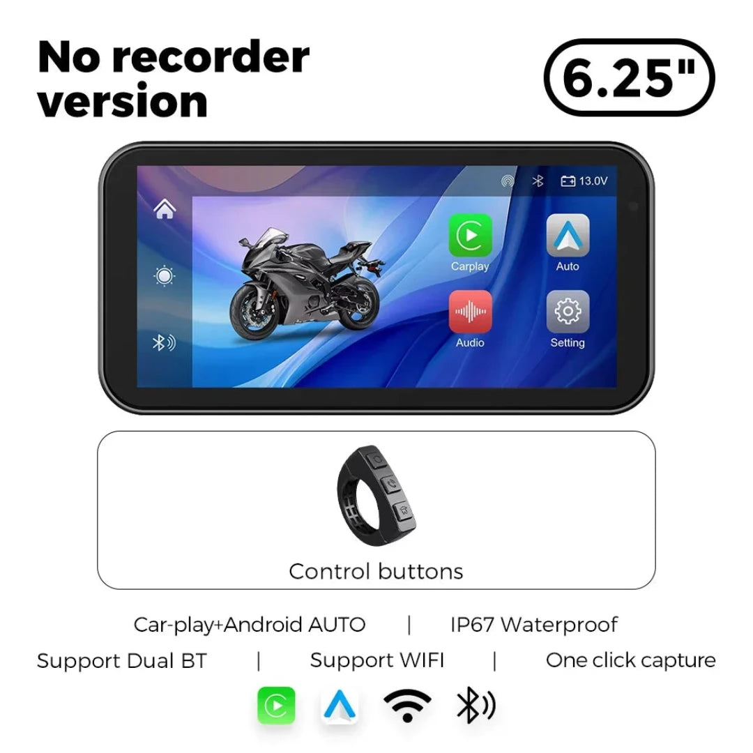 Carplay moto sans caméra.