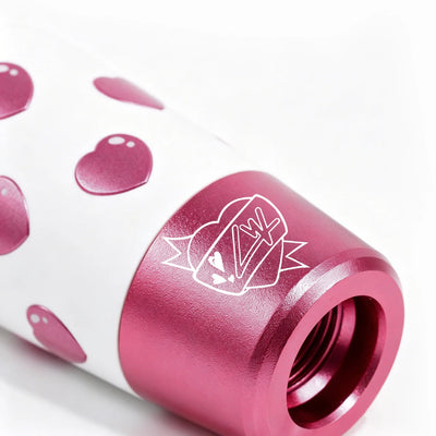 LW Valentine's Edition Peach Heart Powder Version Manual Car Gear Shift Knob Pommeau de vitesse