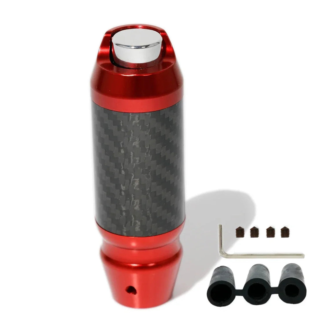 Pommeau de vitesse JDM S2 de couleur rouge.