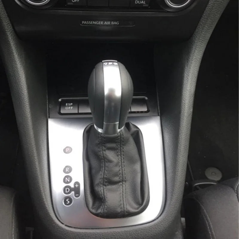 Soufflet levier de vitesse pour boîte DSG après installation.
