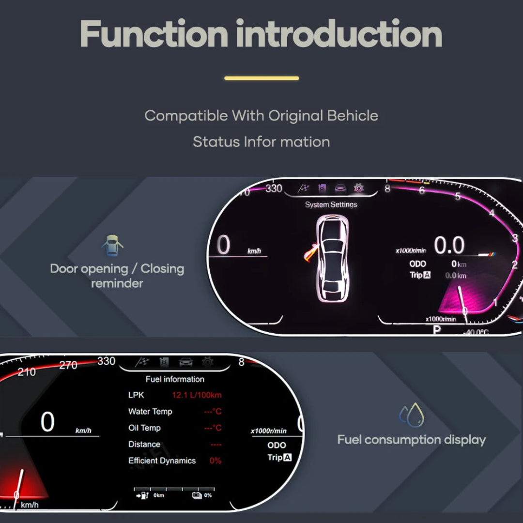 Les fonctions introduites avec le virtual cockpit BMW X1.