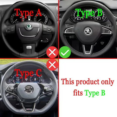 Palette au volant Skoda Octavia A7