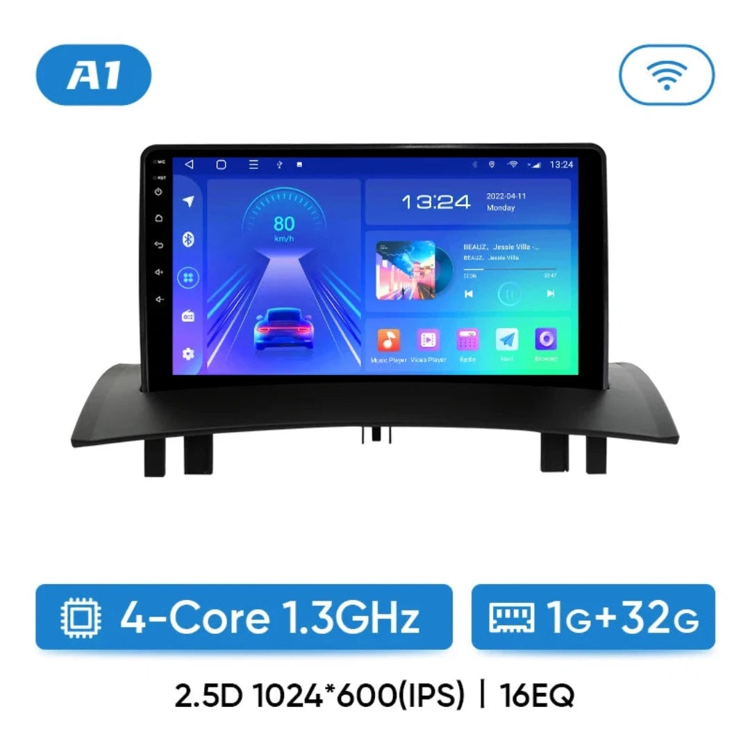 Carplay Mégane 2. Modèle A1.