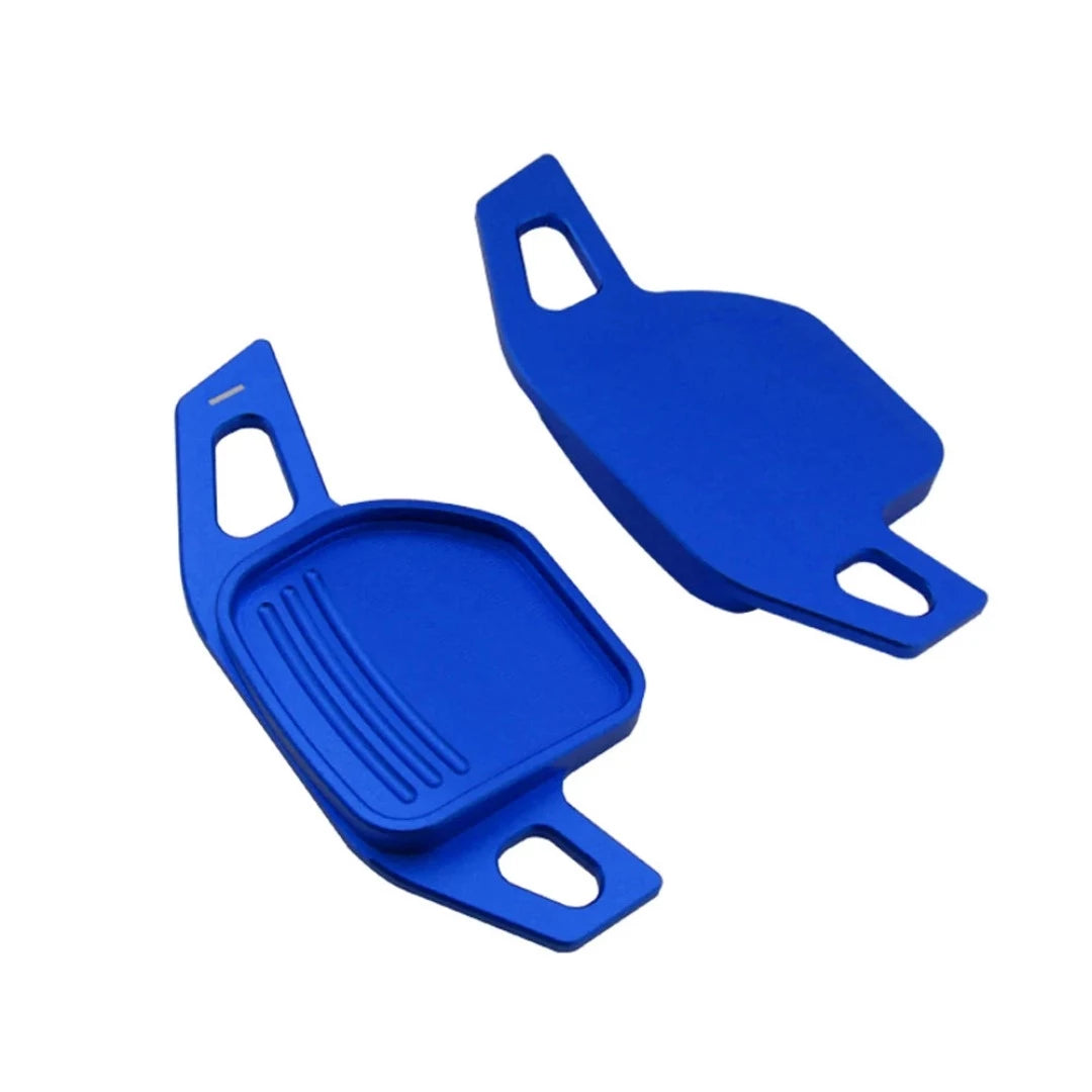 Extension palette au volant pour Seat de couleur bleu, style 2.