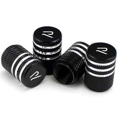 4pcs/set Car Wheel Tyre Valve Stem Auto Tire Cover For Volkswagen VW New R Emblem Arteon GOLF JETTA MK4 PASSAT Polo Accessories Pommeau de vitesse