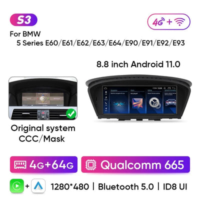 Carplay Bmw serie 5 modèle S3 CCC.