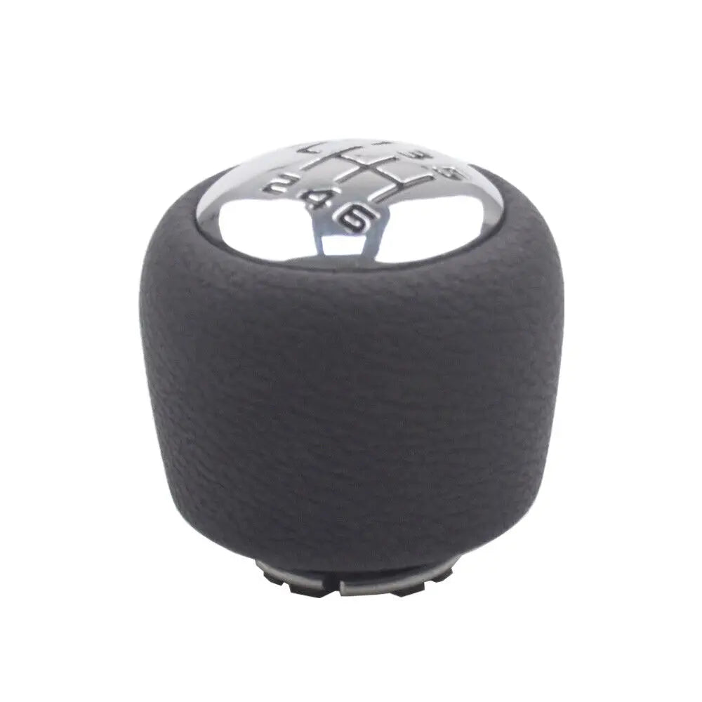 Pommeau levier de vitesse Peugeot 508 noir et chromé.