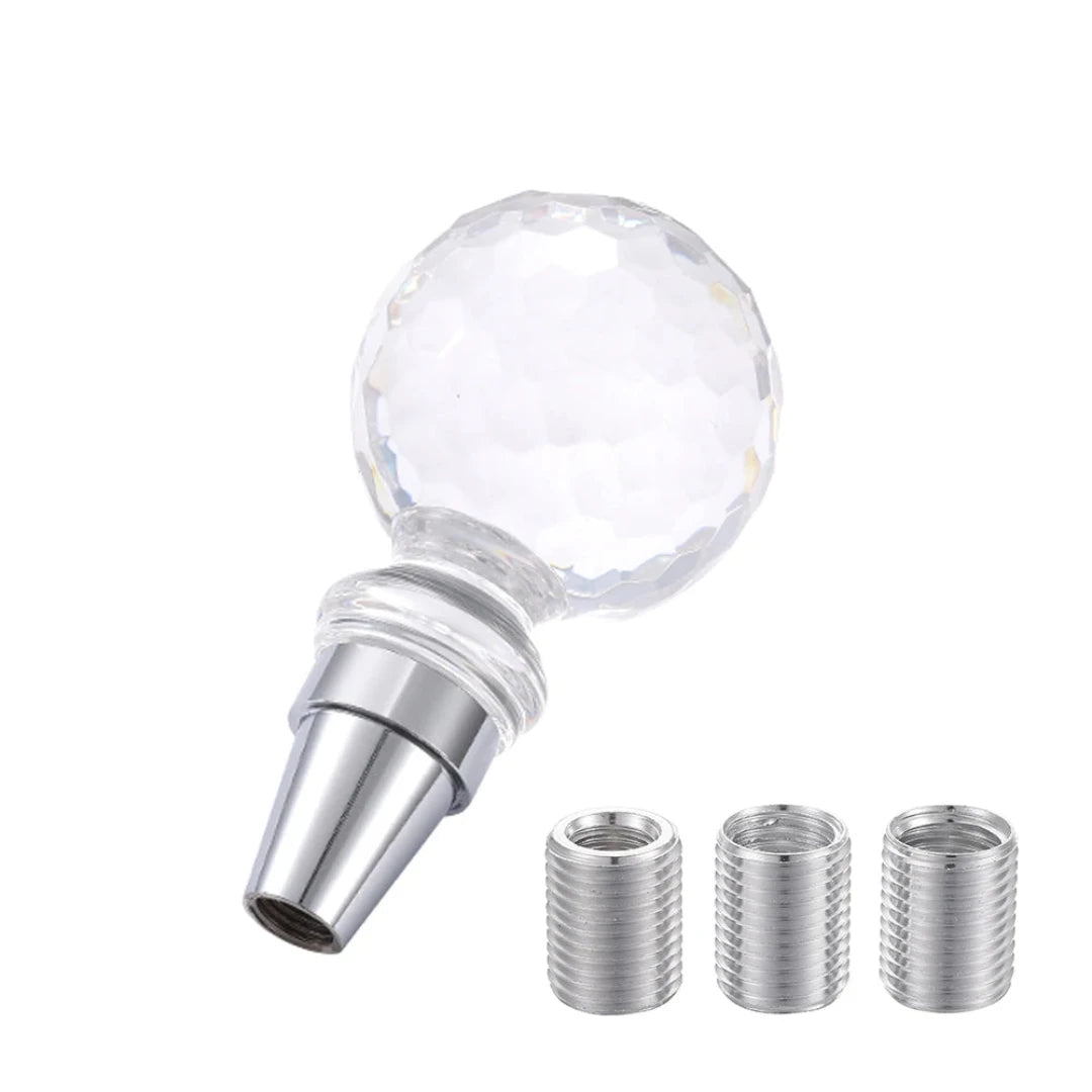 Pommeau de vitesse Crystal rond.
