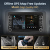 Junsun Android 13 Wireless Carplay Car Radio For Volkswagen Golf 5 6 Polo Passat B6 B7 Seat Skoda Jetta Universal Muiltmedia Pommeau de vitesse
