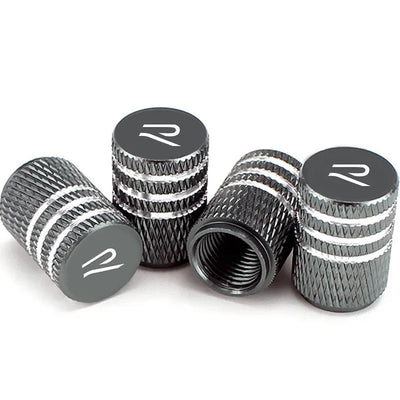 4pcs/set Car Wheel Tyre Valve Stem Auto Tire Cover For Volkswagen VW New R Emblem Arteon GOLF JETTA MK4 PASSAT Polo Accessories Pommeau de vitesse