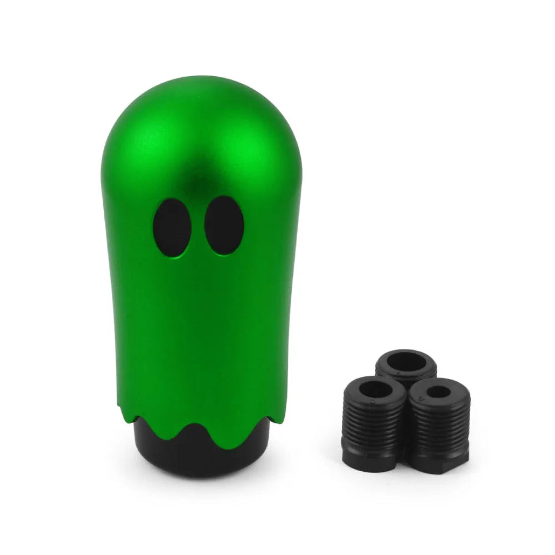 Pommeau de vitesse style fantôme de couleur vert.