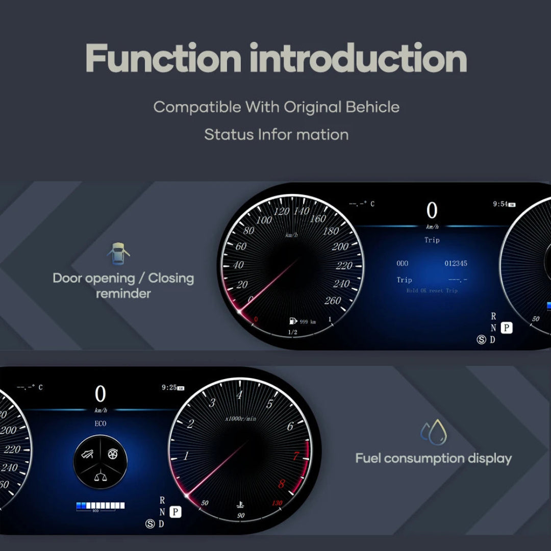 Fonction introduite dans le virual cockpit Mercedes.