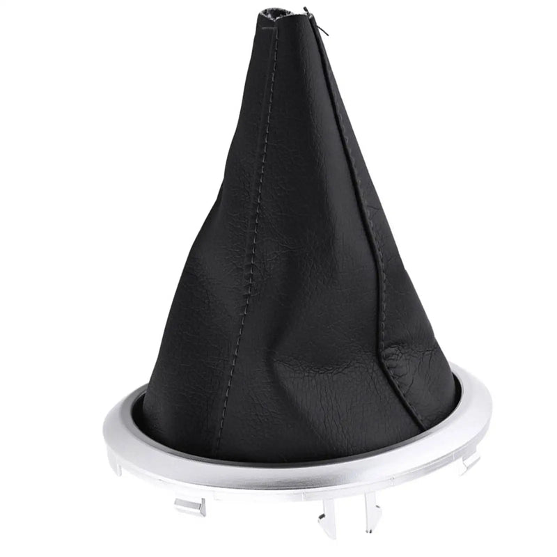Soufflet de levier de vitesse Szuki Swift, de couleur noir avec base de couleur grise.
