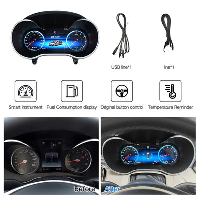 Virtual Cockpit pour Mercedes GLC et ses nombreux composant.