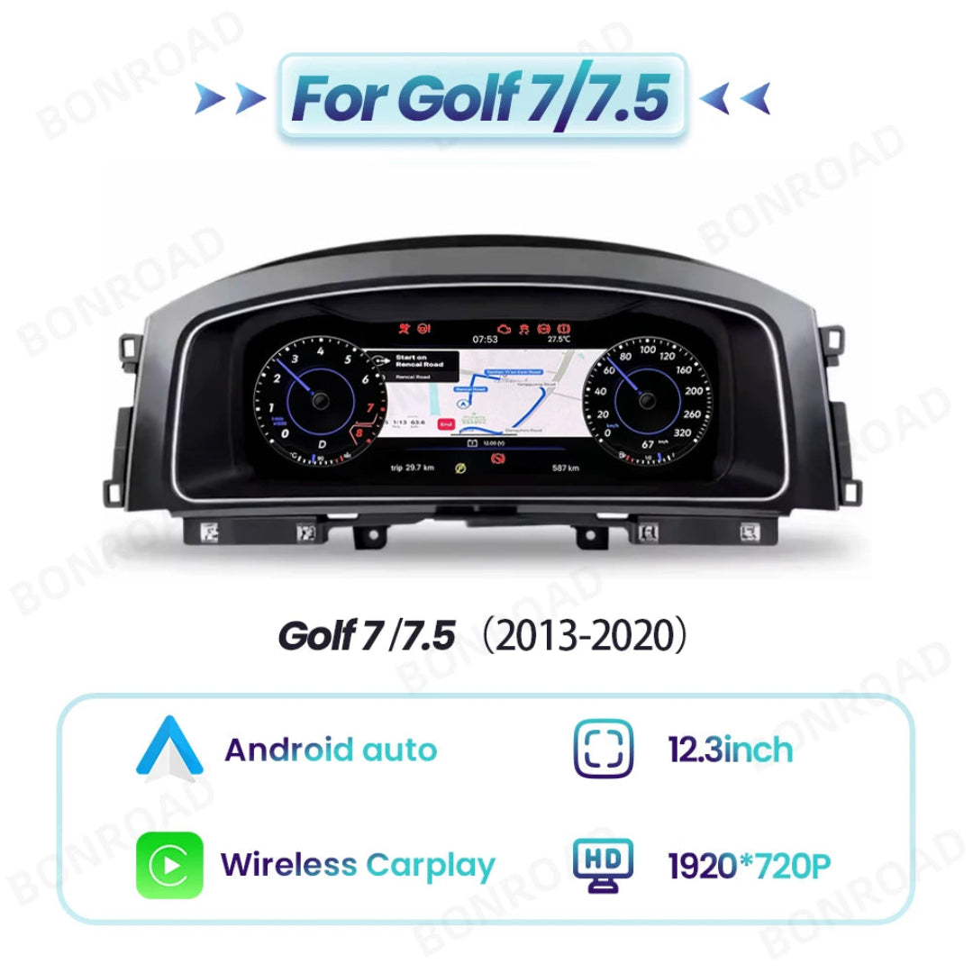 Compteur digital pour Volkswagen Golf 7