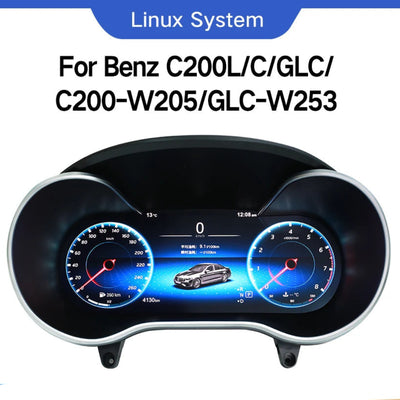 Tableau numérique pour Mercedes GLC, avec linux système emarqué.