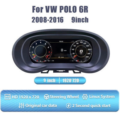 Tableau de bord digital pour Volkswagen Polo 6