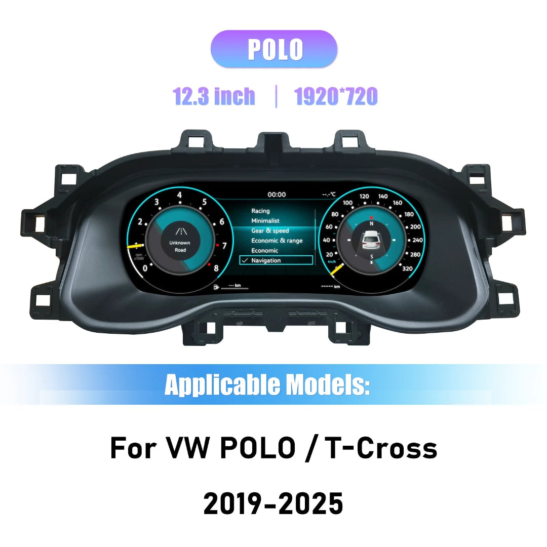 Compteur digital pour Volkswagen Polo T-cross