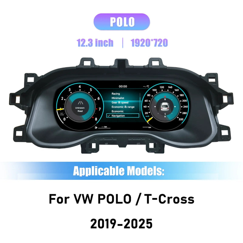 Compteur digital pour Volkswagen Polo T-cross