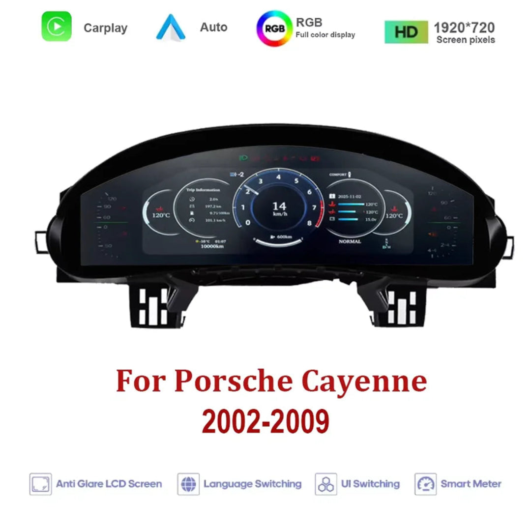 Compteur digital pour Porsche Cayenne 2002-2009