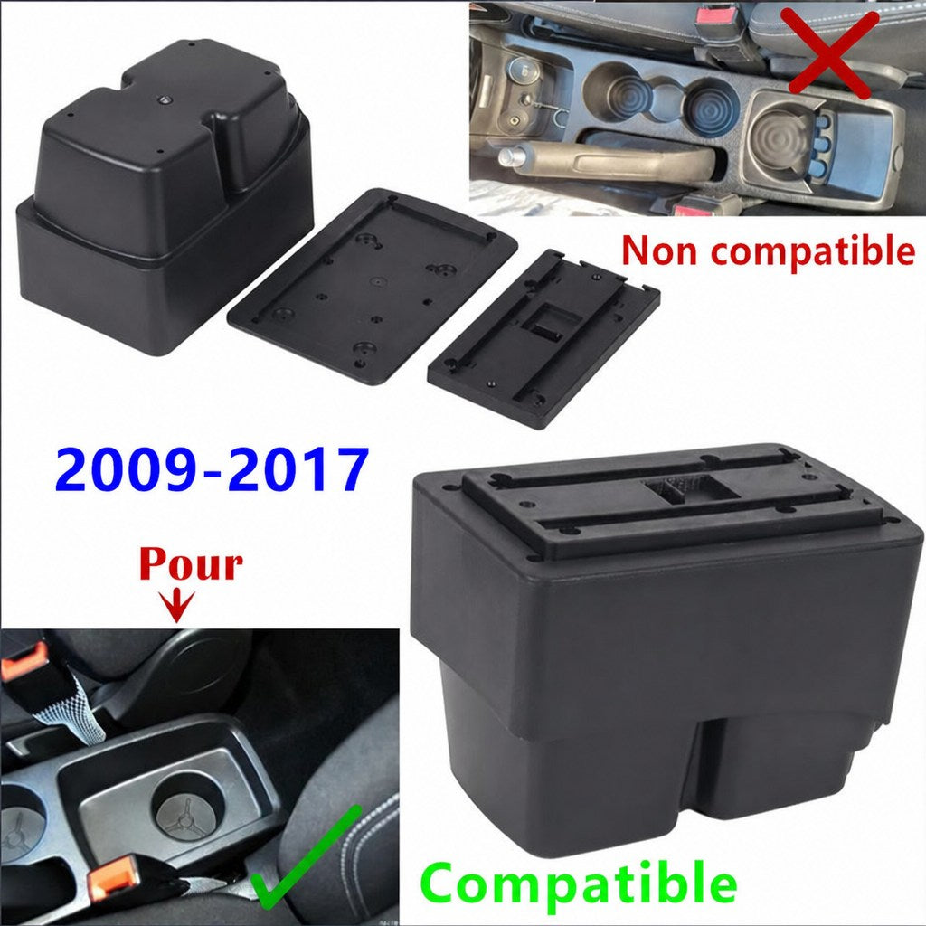 Pièces de montage de l'accoudoir Ford Fiesta et console compatible