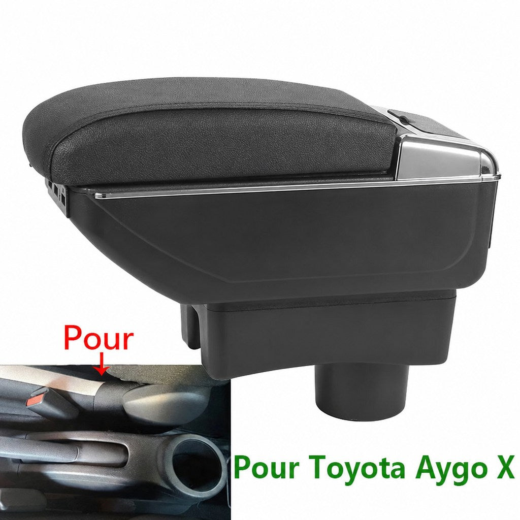 Accoudoir Toyota Aygo X avec repose-bras rembourré et rangement