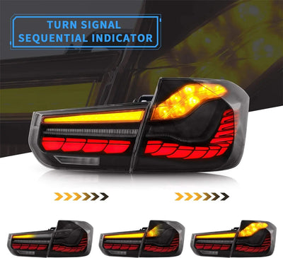 Clignotant séquentiel ambre des feux arrière LED OLED BMW F30