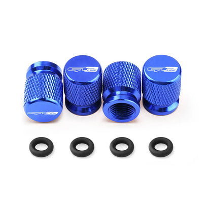 Bouchon de valve Kia GT Line bleu, livré avec 4 joints toriques