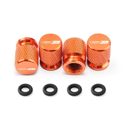 Bouchon de valve Kia GT Line orange, jeu de 4 capuchons de valve