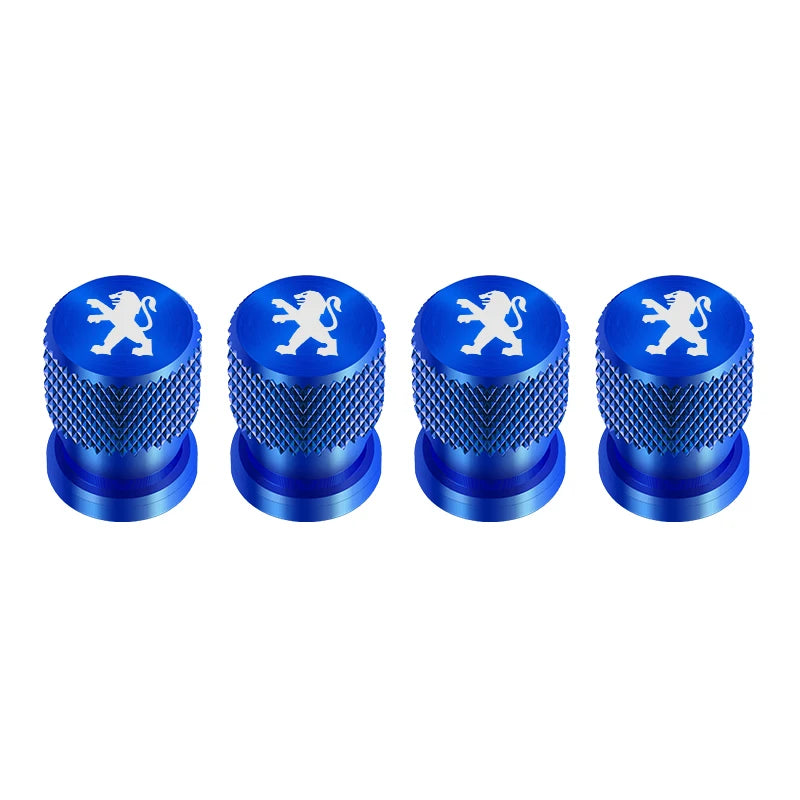 Bouchon de valve Peugeot bleu pour 208, 308 et 2008