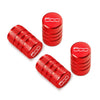 Bouchon de valve Fiat 500 rouge stylé pour valve pneu voiture Fiat 500.