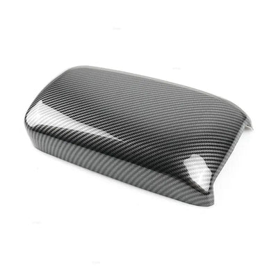 Coque carbone de couvercle d'accoudoir pour Mercedes CLA C117, vue de trois quarts