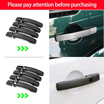 Comparaison des poignées de Land Rover sans et avec bouton Keyless pour choisir la bonne version