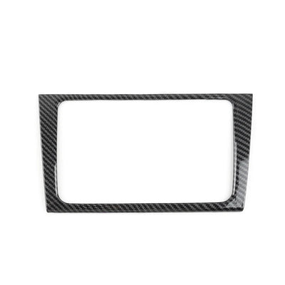 Cadre autoradio aspect carbone pour Golf 6 présenté seul