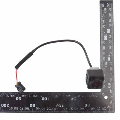 Caméra de recul Berlingo 3 mesurée contre un réglet, faisceau déployé