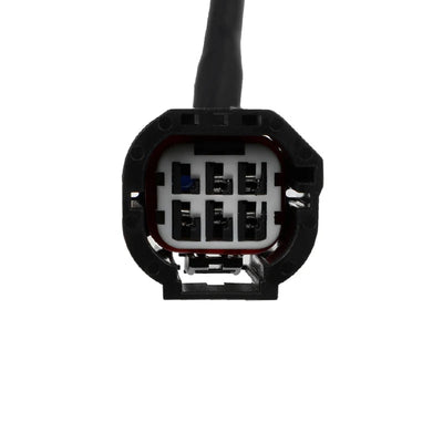 Connecteur rond à six cavités et insert blanc de la caméra de recul Dodge Ram 1500