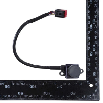 Caméra de recul Ram ProMaster et son faisceau mesurés au réglet