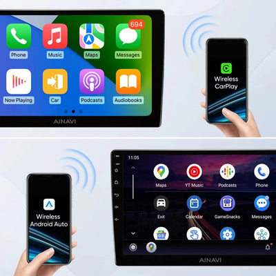 Autoradio Peugeot 207 compatible Apple CarPlay et Android Auto sans fil depuis un smartphone