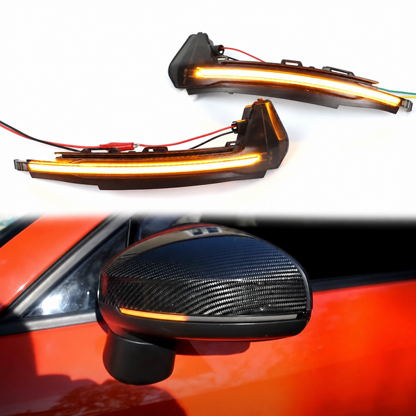 Clignotant dynamique séquentiel à lentille fumée pour rétroviseur Audi A1