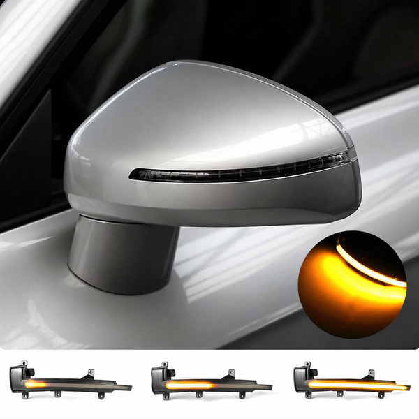 Clignotant dynamique séquentiel à lentille fumée pour rétroviseur Audi TT