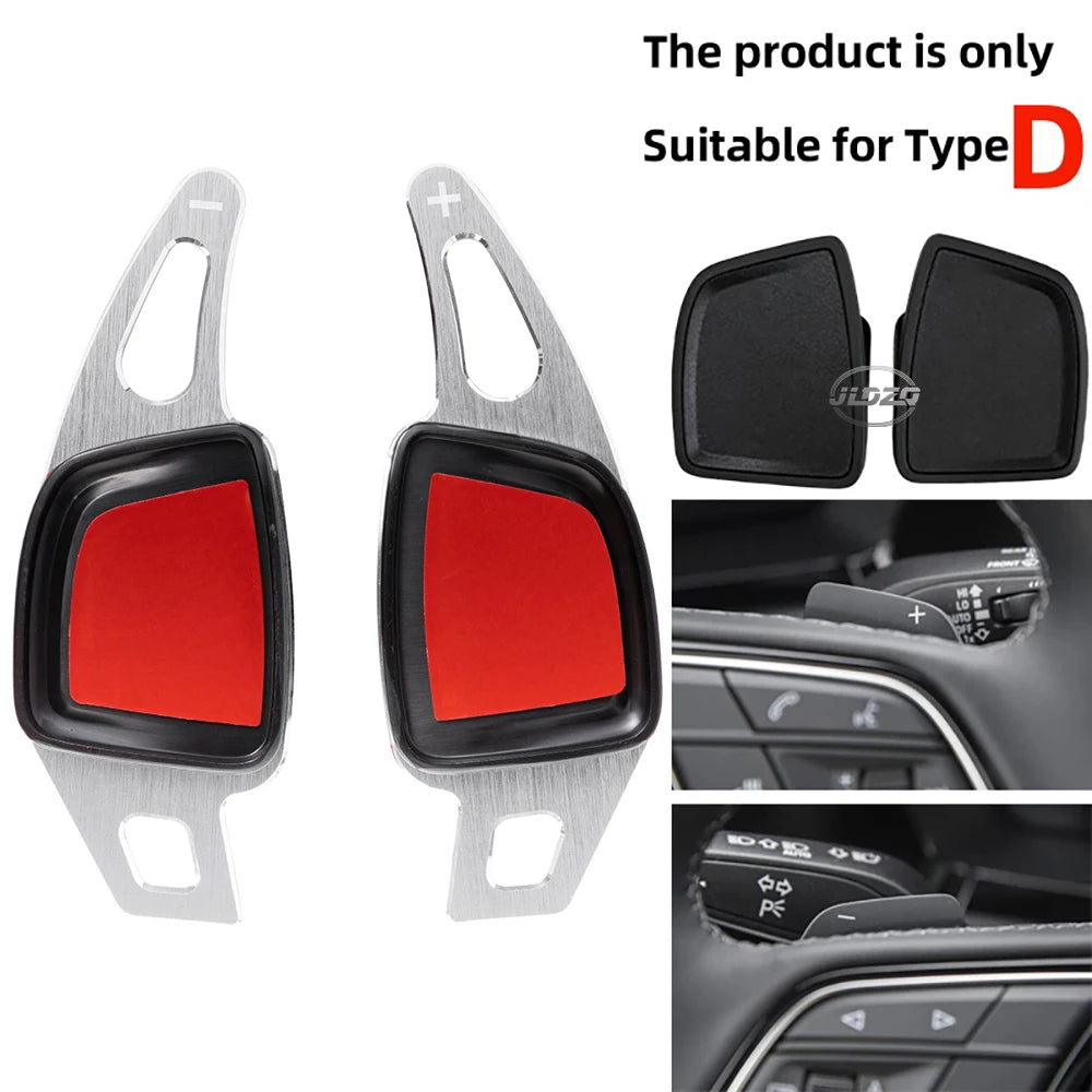Extension palette Audi A4 S4 argent, compatible uniquement avec les palettes de type D